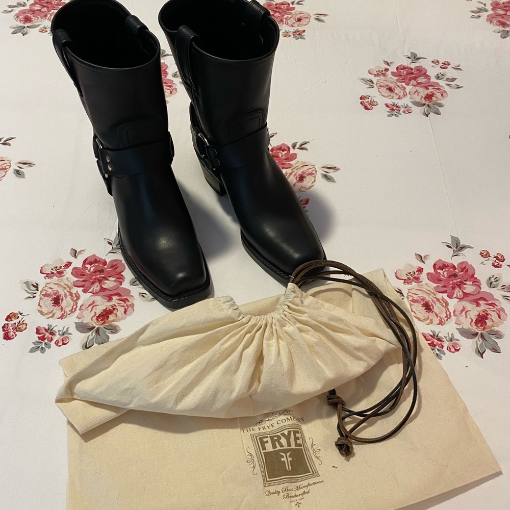 Frye 8R Harness Boots 9 New - Picture 9 of 14
